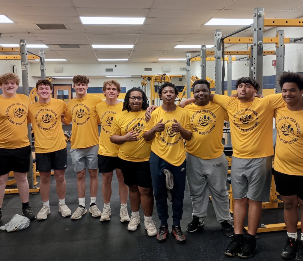 The newest members of our 1000lb club: 
TE/LB Harry Ulmer
OL/DL Leland Williams
RB/DB Ibraham Hudwell
RB/LB Ashton Wall
OL/DL Jake Lagani
OL/DL Kevin Spencer 
OL/DL Jose Irizarry
OL/DL Terrance Fluellen
Shout out to the champ OL/DL Trevor Butler who got up 1335lbs today. #BRINGIT