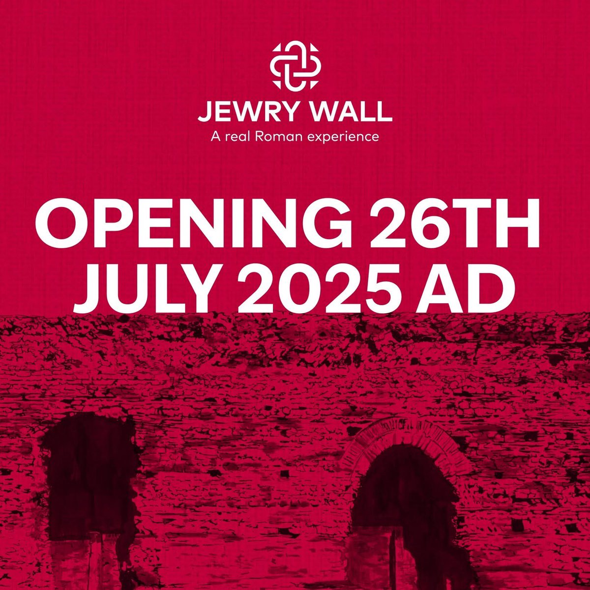 A real Roman experience is coming to Leicester on 26 July 2025 AD

After an incredible transformation, Jewry Wall reopens its doors and you’re invited to step into history like never before.

Be one of the first to experience it. 

Tickets now on sale!

jewrywall.com