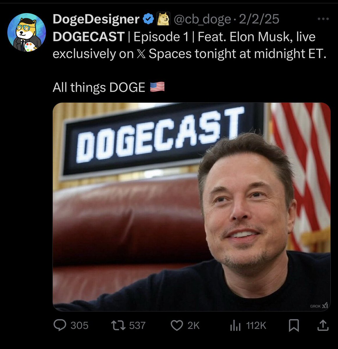 mori_abz's tweet image. @elonmusk, should we expect a DOGE livestream from you this week? 👀❤️#Dogecast