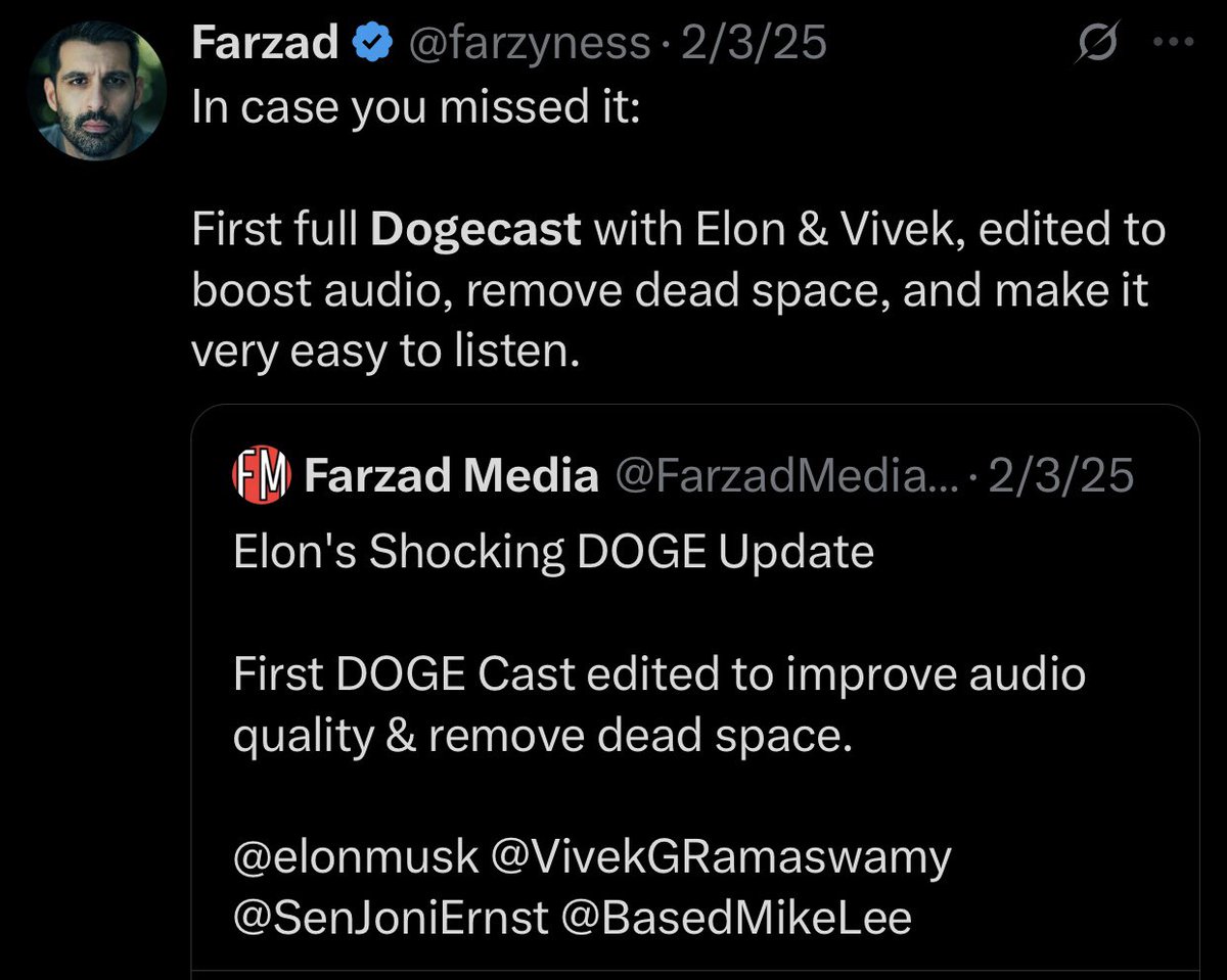 mori_abz's tweet image. @elonmusk, should we expect a DOGE livestream from you this week? 👀❤️#Dogecast