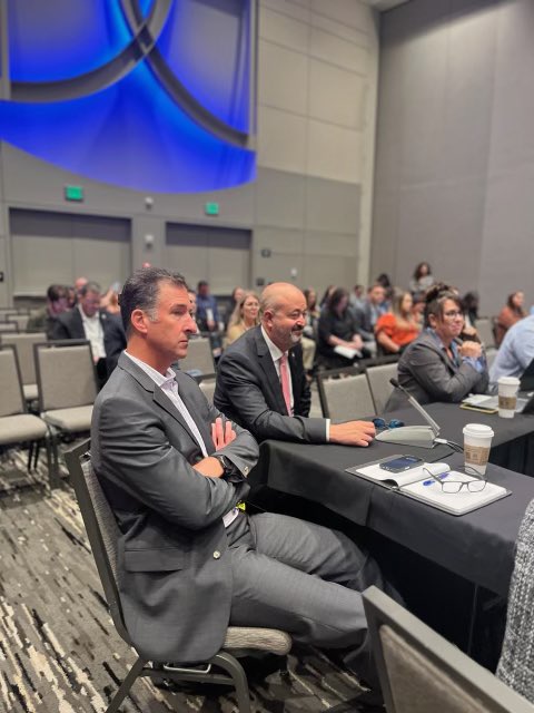 Sup_Rickman's tweet photo. @CSAC_Counties Legislative Conference in Sacramento. Had a great time talking with county supervisors throughout the state and Assemblyman @HeathFloraCA Assemblyman @J_GallagherAD3,  Assembyman Juan Alanis, discussing the key issues facing our communities. https://t.co/8zmvy67YLw