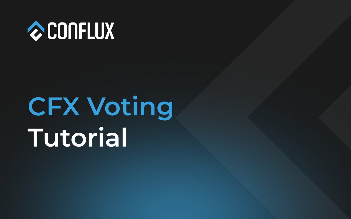 Conflux_Network's tweet photo. Holding CFX and want to earn staking rewards or vote in governance?

This step-by-step guide has you covered from PoW/PoS staking to locking &amp; voting:
https://t.co/nS1JH40ZCi

Use the official dashboard here:
https://t.co/YMQFp6QlzA https://t.co/V6ggsJt893