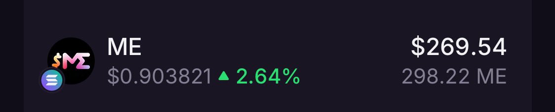 Got my Magic Eden recon airdrop for $ME 🤌🤌

Love getting these random stimmy checks. This is why I staked for the full term. I trust this team to keep laying the heat on us 🙌🙌