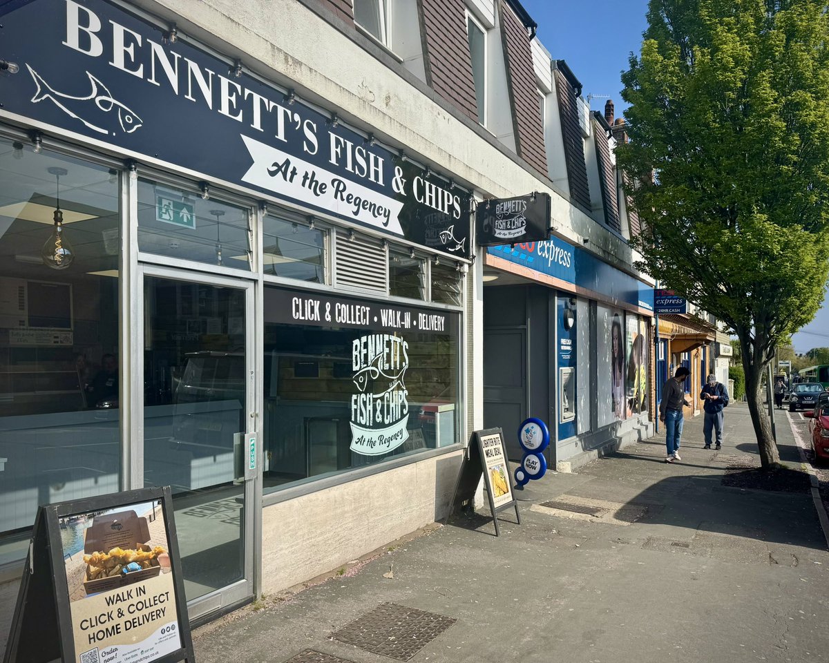 Say hello to our brand new shop - Bennett’s at the Regency on Lodmoor Hill, Weymouth!

Here’s a first look at the new place &amp; some familiar faces… Mark &amp; Elliot will be running it, ensuring the same friendly service &amp; quality food you expect from us. 

Opening Wed 30th April.