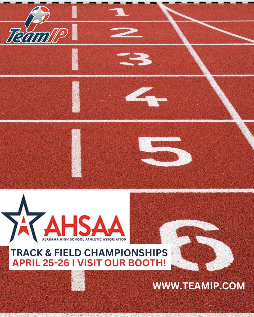 🏃♂️ Last Day to Grab Your Gear at the AHSAA Track &amp; Field Championships! 🏅

🌐 zurl.co/pWGHI

#AHSAA #TrackAndField #TeamIP #TrackMerch #LastDay #GameDayGear