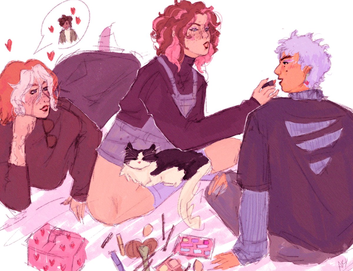 sketchzinho do meu oc de ordem paranormal robilson se maquiando e fofocando com isis e jas, as ocs das minhas amigas <a href="/_AstroApollo/">Adm</a> e <a href="/twtfantauva/">Fanta tá enlouquecendo</a>

#ORDEMSONA