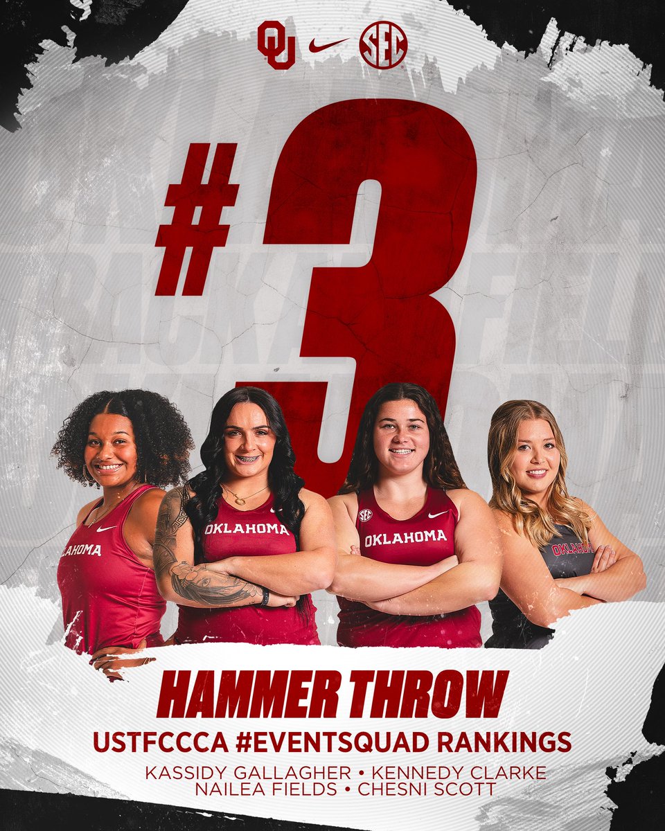 OU_Track's tweet photo. Our top-10 women’s #EventSquads 📈 https://t.co/HZZPvZRP04