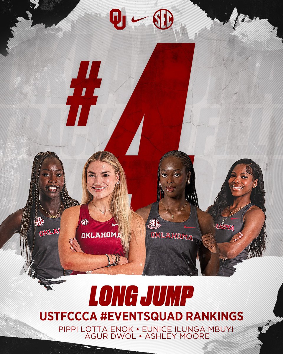 OU_Track's tweet photo. Our top-10 women’s #EventSquads 📈 https://t.co/HZZPvZRP04