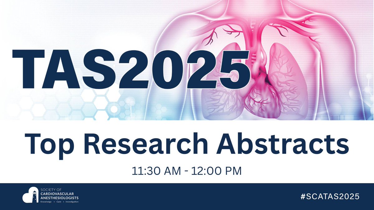 We hope you enjoyed the Top Research Abstracts at #SCATAS2025!