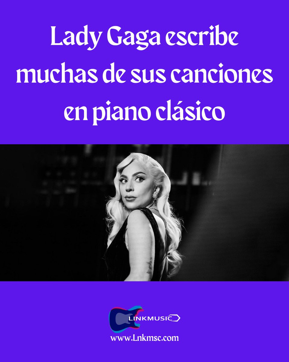 Aunque es #pop, #Gaga #compone muchas de sus #canciones desde armonías complejas al #piano. 🎹🎵

¿Lo sabías?🤔

🎸🎸🎸🎸🎸

#SomosLinkmusic #sabiasque #music #musica #ladygaga