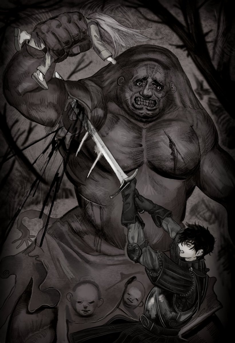 101ho_'s tweet photo. OC universe) Blemmyes https://t.co/mpi1aevmI6