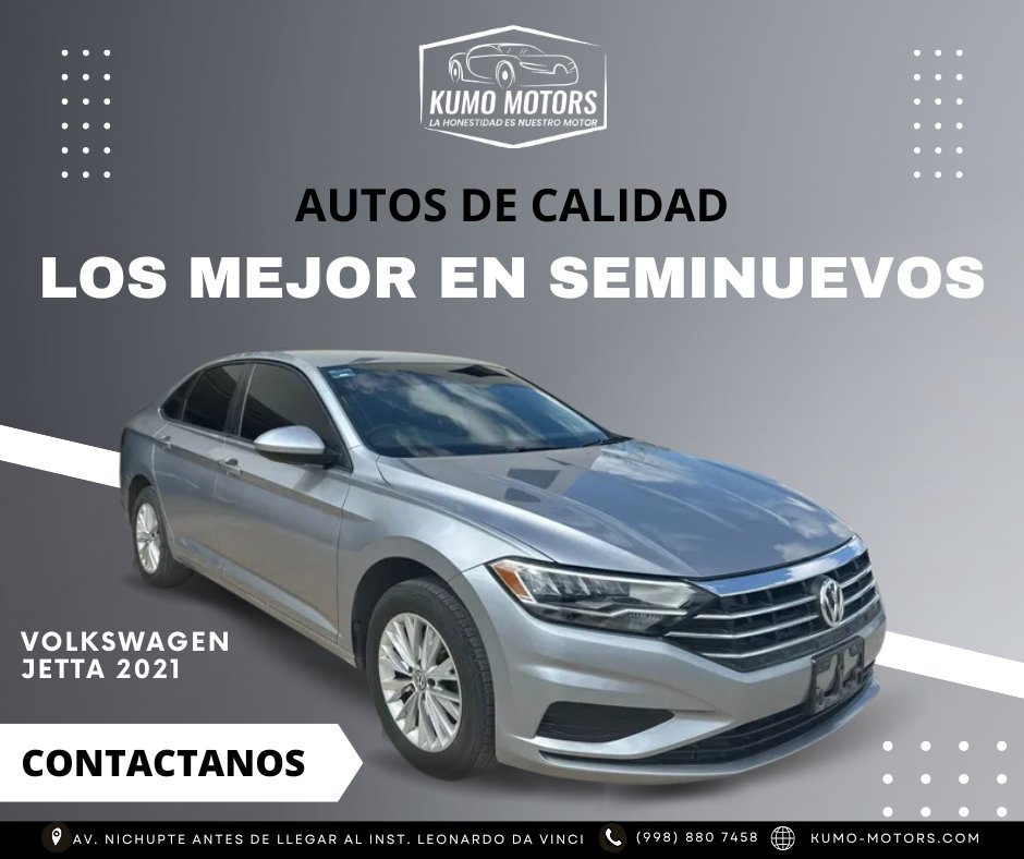 KumoMotors's tweet photo. Lo mejor en seminuevos está en Kumo Motors
🚘 Volkswagen Jetta 2021
Elegante, potente y con todo para Cancún 🌴
📍Av. Nichupté, antes del Inst. Leonardo Da Vinci
📲 Contáctanos: (998) 880 7458
🌐 https://t.co/g7aH7IfxmE
#Jetta2021 #Cancún #Seminuevos #Volkswagen #KumoMotors https://t.co/r38n5lb4uq