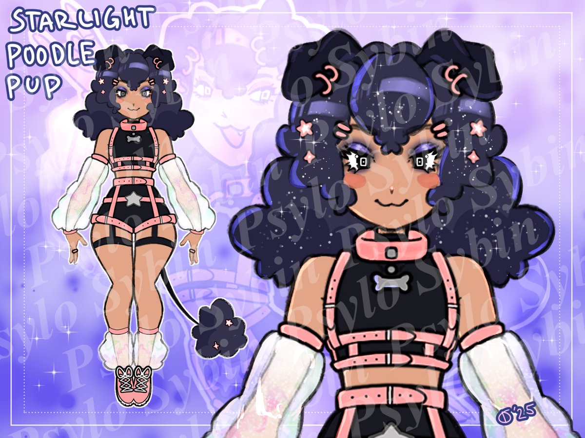 🌟 [Vtuber Design Adopt] 🌟

Starlight Poodle Pup ✨🐩

SB 30 
AB 90 
MI 5

❤️ + 🔁 appreciated!!! 

#adoptable #vtuberdesign