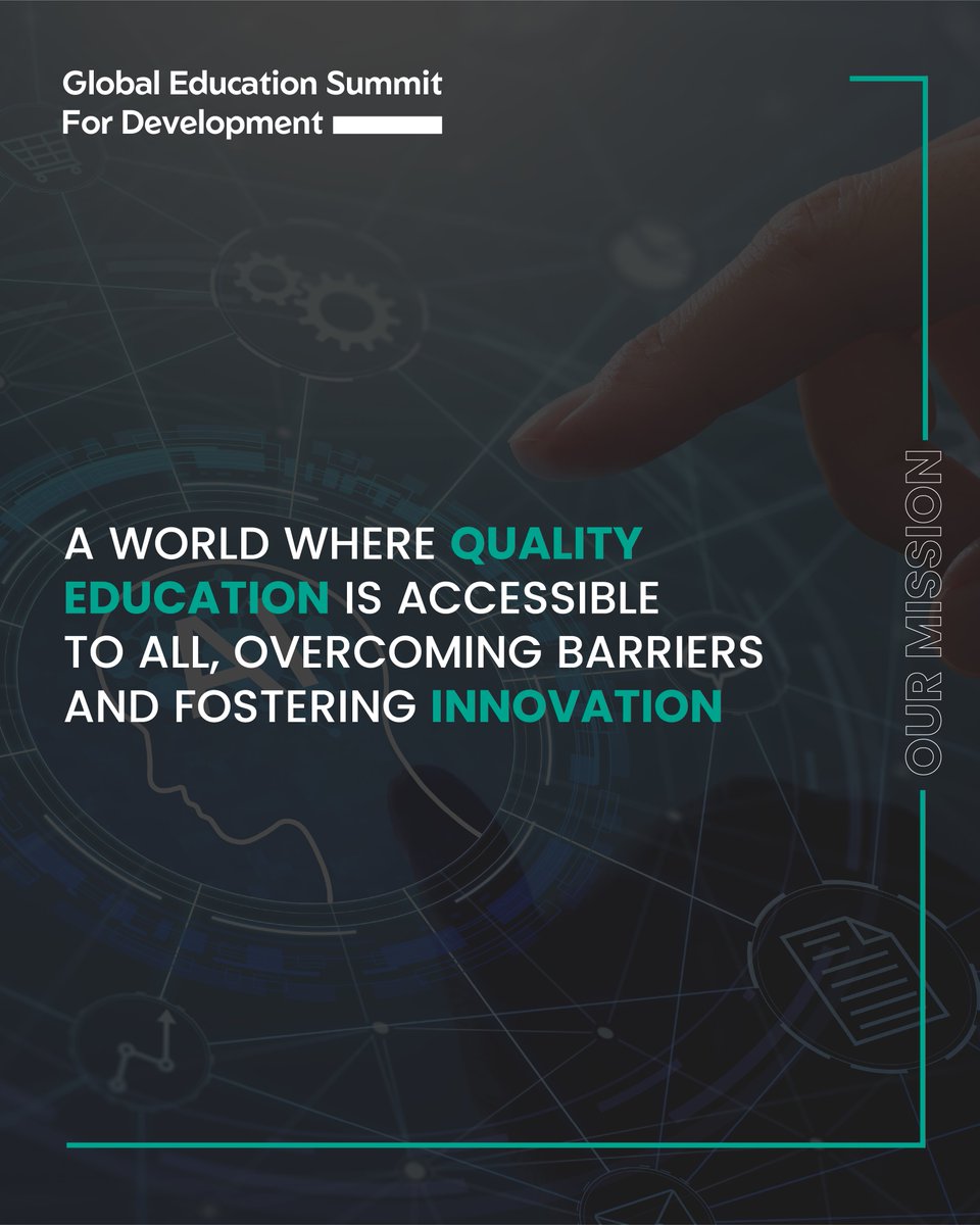 gesd_ae's tweet photo. Imagine a world where quality education is accessible to all—where barriers are broken and innovation thrives.

That’s the mission driving GESD 2025.
Join us as we work toward a better, more inclusive future through education.

Register now: https://t.co/CwhRBrZXlY https://t.co/ZQBiuJ6d8E