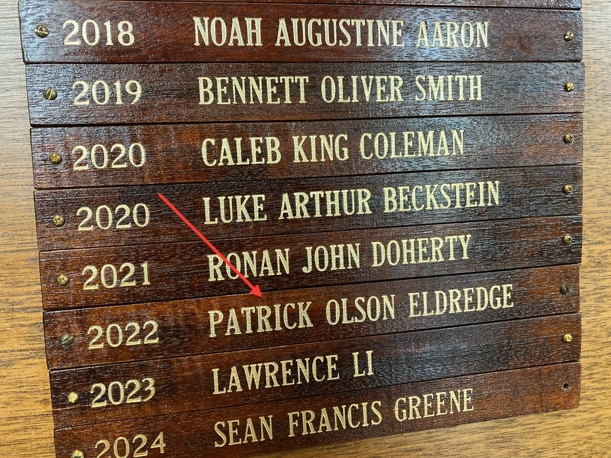 GrotonZebras's tweet photo. Good Luck today to Reginald Fincke Award Winner and former FB/Lax impact athlete Patty Eldredge ‘22!
@ZebraFball https://t.co/l1qJO8lCPE