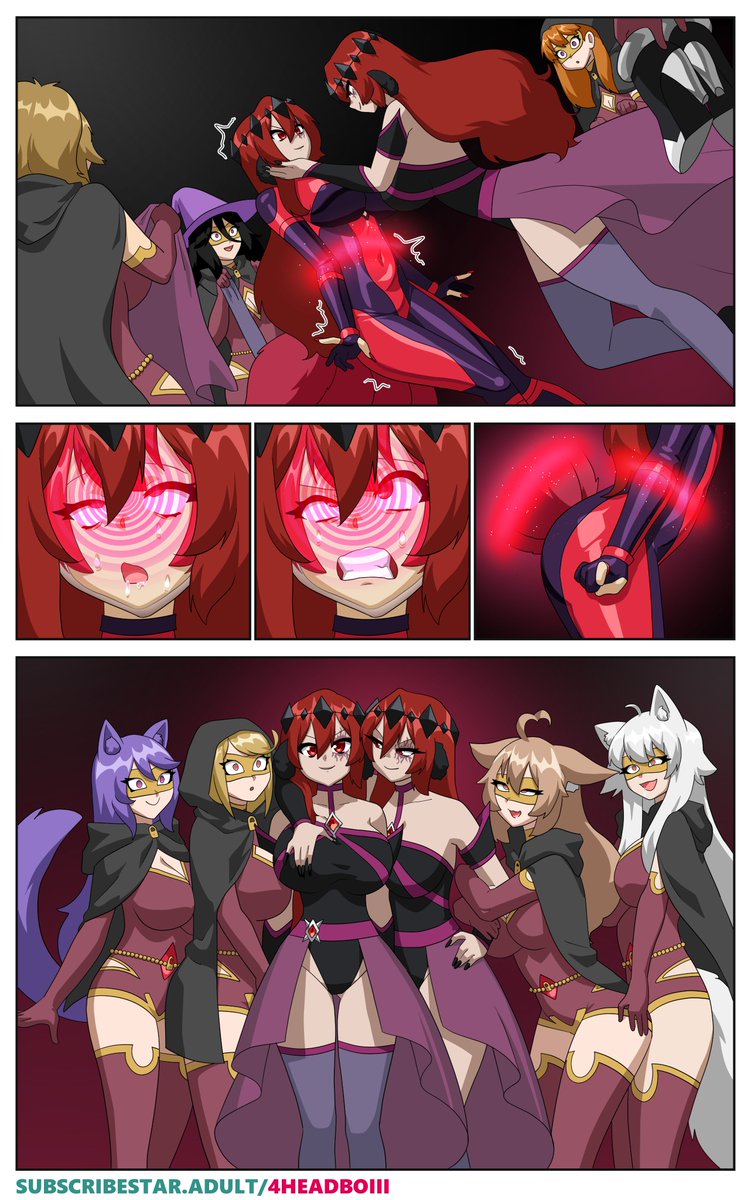 THE GANG'S ALL HERE🥹🥹🥹

SUPER really fun commission including OCs from me, <a href="/GoddessMitsuko_/">mitsuko.bsky.social</a> <a href="/AnnoHypno/">Anno</a> <a href="/TheGoddessSoni1/">Chaos Queen Sonia🌈🔞</a> <a href="/KaniKai1/">sleepy-kai 🔞</a> <a href="/BluesFloofy/">Floofy Blues 🔞</a> <a href="/lewdsto/">Asto, furret mom (comms closed)</a> and minamorgan and snowylight on 🦋
💗💗💗