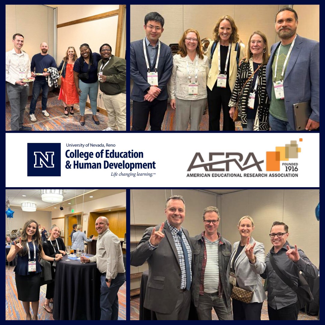 What a spectacular evening! Thank you to everyone who joined us for our <a href="/AERA_EdResearch/">AERA</a> reception last night in Denver, Colorado. We had an incredible evening of networking and celebrating with colleagues and friends.
#UNRCoEHD #AERA2025