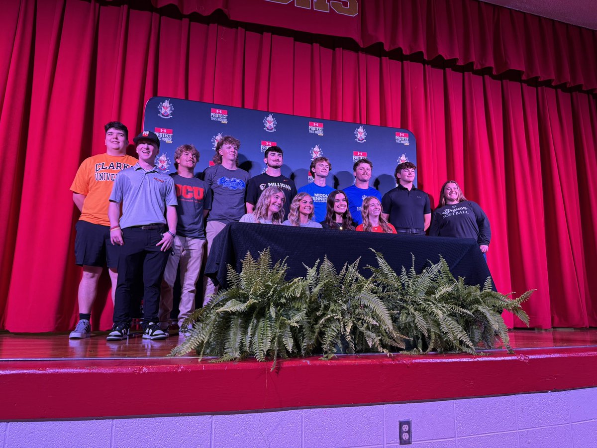 It’s Spring Signing Day for <a href="/BooneAthletics/">Danny Good</a> 📝

1️⃣4️⃣ student-athletes made their future commitments official. 

Hear from some of them tonight on <a href="/WJHL11/">WJHL</a> 📺