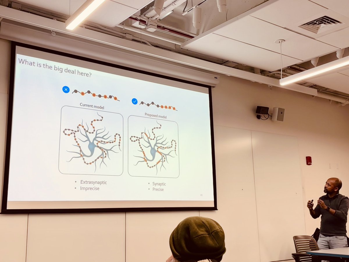Petra Mocellin (@petra_moce) on Twitter photo Wonderful talk by <a href="/BeyeneAbraham/">Abraham G. Beyene</a> at <a href="/UCBerkeley/">UC Berkeley</a> yesterday!
Showcasing the power of DNA-coated carbon nanotubes to unravel the mechanisms of dopamine neurotransmission 🧠🧬 Wonderful talk by <a href="/BeyeneAbraham/">Abraham G. Beyene</a> at <a href="/UCBerkeley/">UC Berkeley</a> yesterday!
Showcasing the power of DNA-coated carbon nanotubes to unravel the mechanisms of dopamine neurotransmission 🧠🧬
