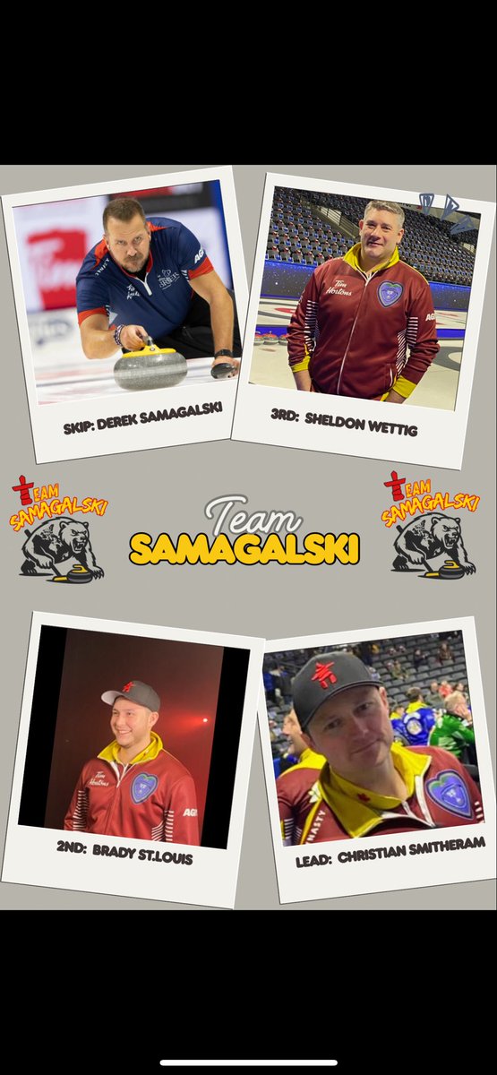📣‼️NEW TEAM ALERT‼️📣

📍Curling out of Iqaluit NUNAVUT 

SKIP: Derek SAMAGALSKI 
3rd: Sheldon WETTIG
2nd: Brady ST.LOUIS
LEAD: Christian SMITHERAM

📱•stay tuned for our new social media pages to follow our teams journey•