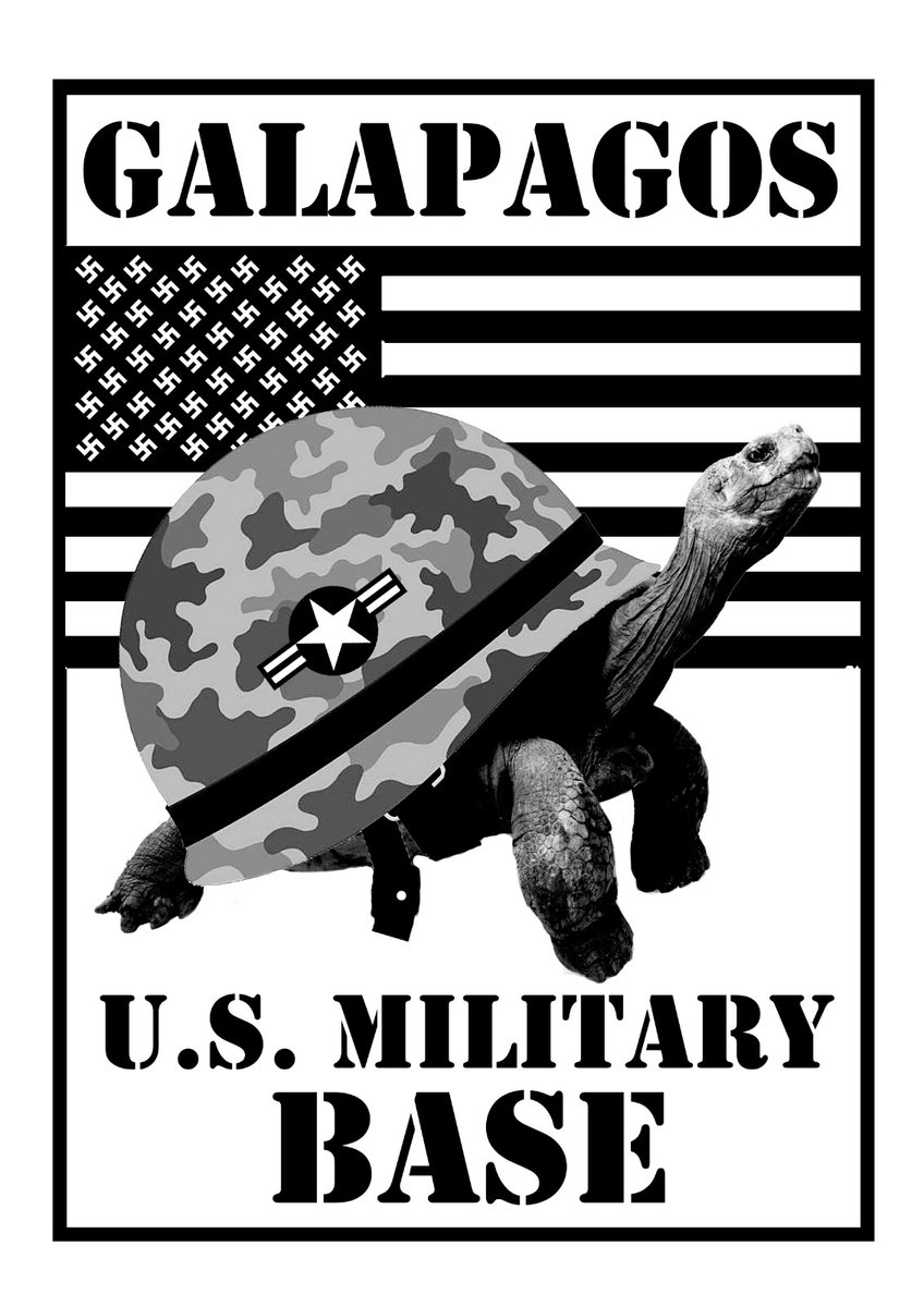 GALÁPAGOS U.S. MILITARY BASE

Mediante turbias maniobras jurídicas en atropello a la Constitución y soberanía, el lacayo presidente regala el tesoro de Darwin al complejo militar industrial de EE.UU.

¡Por la defensa del territorio nacional, organización popular!

✏️ Pablo Gamboa
