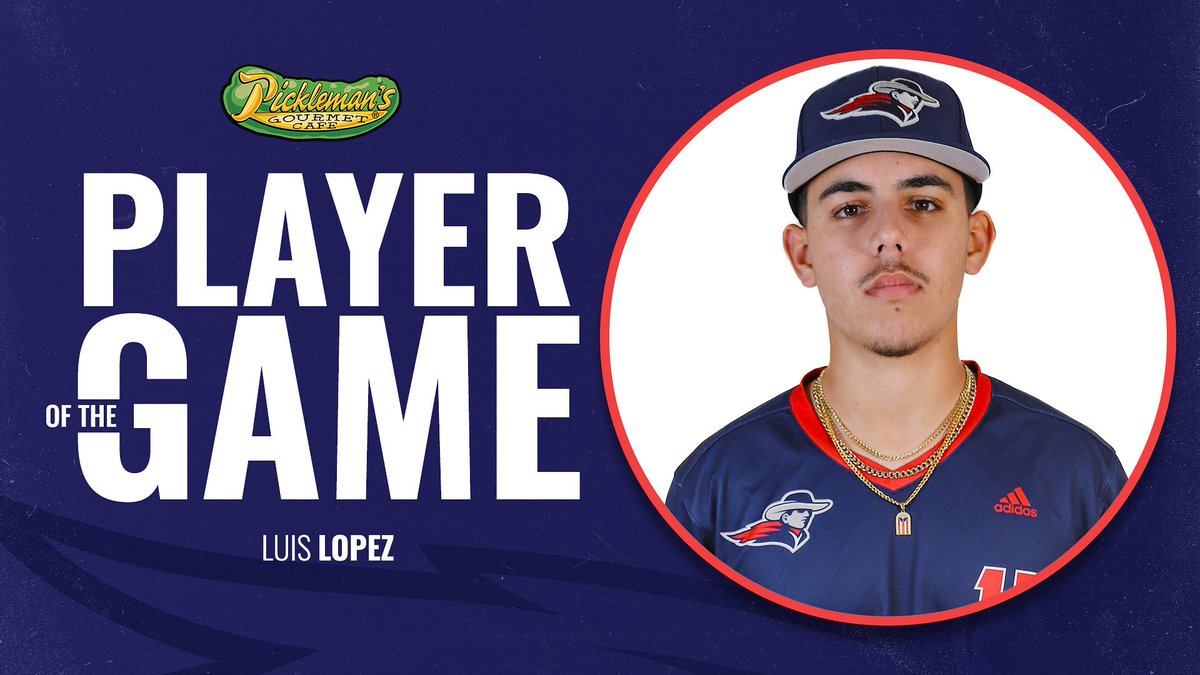 ⚾️ with 9 strikeouts in a complete game shutout over Park, Luis Lopez is your Game 1 Pickleman’s Player of the Game! #FearTheNeer