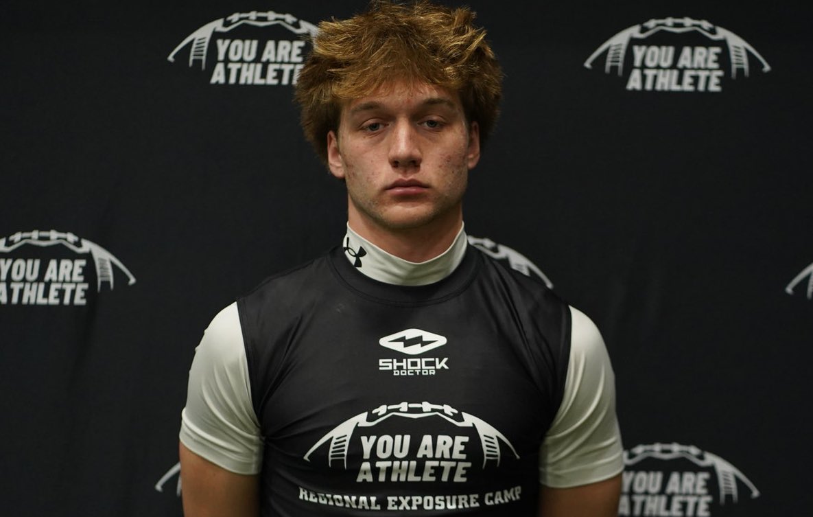 You Are Athlete (@youareathlete) on Twitter photo 2026 DB Tanner Glock (<a href="/tannerglock1/">Tanner Glock</a>) out of St Francis HS (IL)
“Shows good closing speed and accelerates through contact in run support. Showed great coverage throughout the day on multiple top WR’s. Play with a physical mindset. Very competitive.” - <a href="/BHoward_11/">Brandon Howard</a> 2026 DB Tanner Glock (<a href="/tannerglock1/">Tanner Glock</a>) out of St Francis HS (IL)
“Shows good closing speed and accelerates through contact in run support. Showed great coverage throughout the day on multiple top WR’s. Play with a physical mindset. Very competitive.” - <a href="/BHoward_11/">Brandon Howard</a>