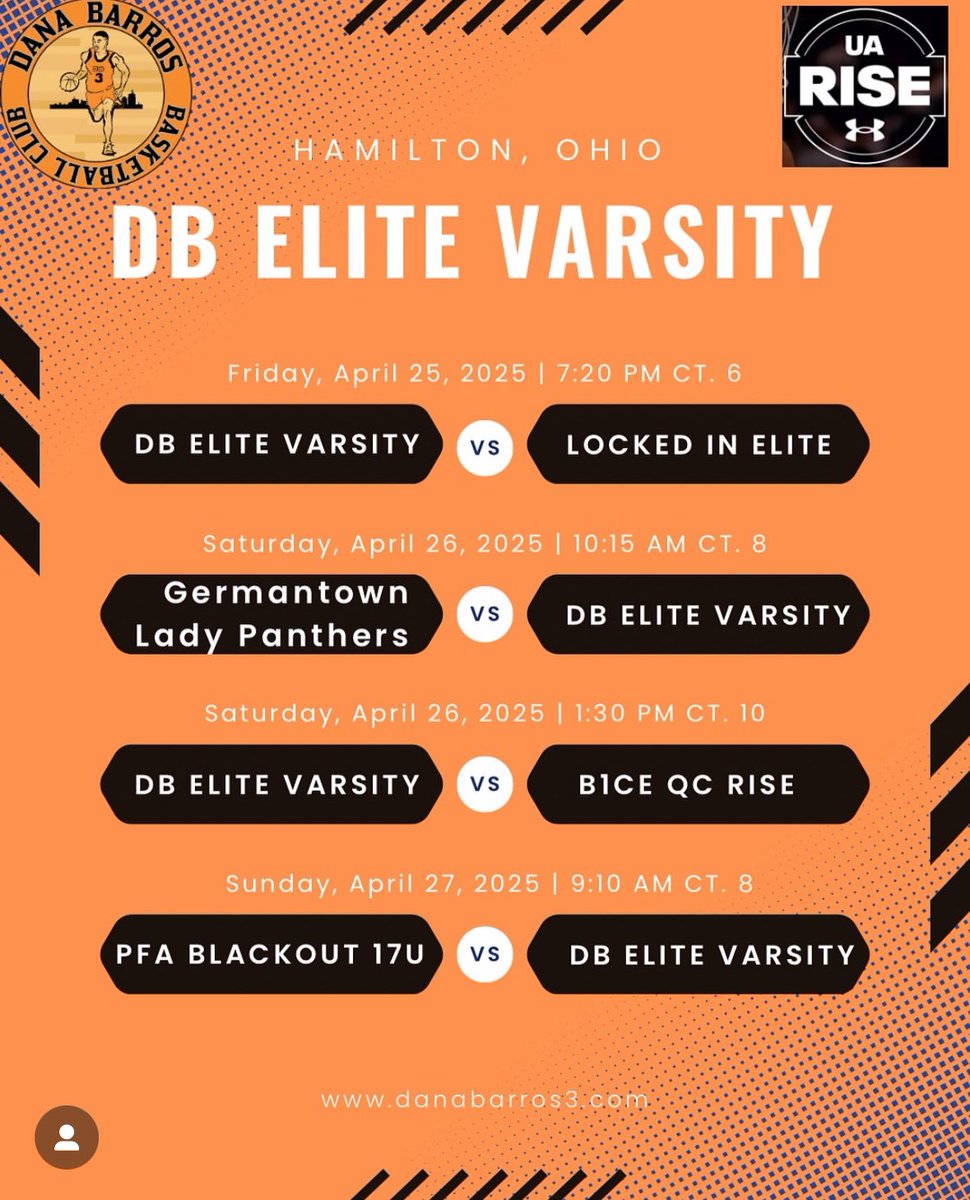 Schedule for this weekend!!
#15