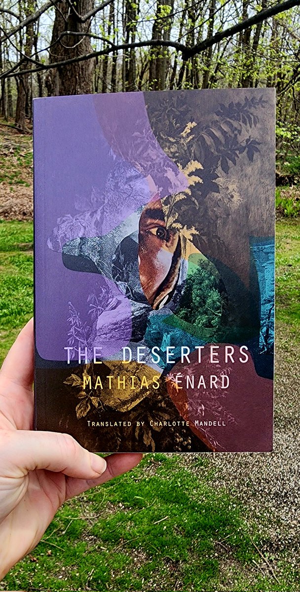 Charlotte Mandell (@avecsesdoigts) on Twitter photo It's here!!! My translation of The Deserters by Mathias Énard, just out from <a href="/NewDirections/">New Directions</a> . So happy to have my name on the cover! 😍 It's here!!! My translation of The Deserters by Mathias Énard, just out from <a href="/NewDirections/">New Directions</a> . So happy to have my name on the cover! 😍