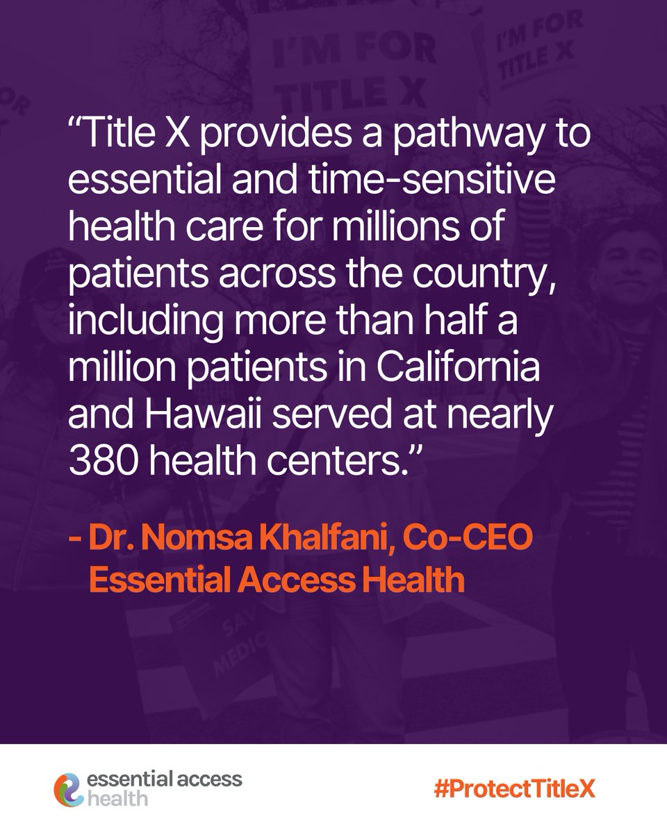 EssnAccessHlth's tweet image. Yesterday, @NFPRHA &amp;amp; the @ACLU filed a complaint against the Trump administration for illegally withholding $65.8 million dollars from #TitleX family planning grantees, including Essential Access, the nation's largest Title X grantee.

Read our statement: essentialaccess.org/about/press-ro…