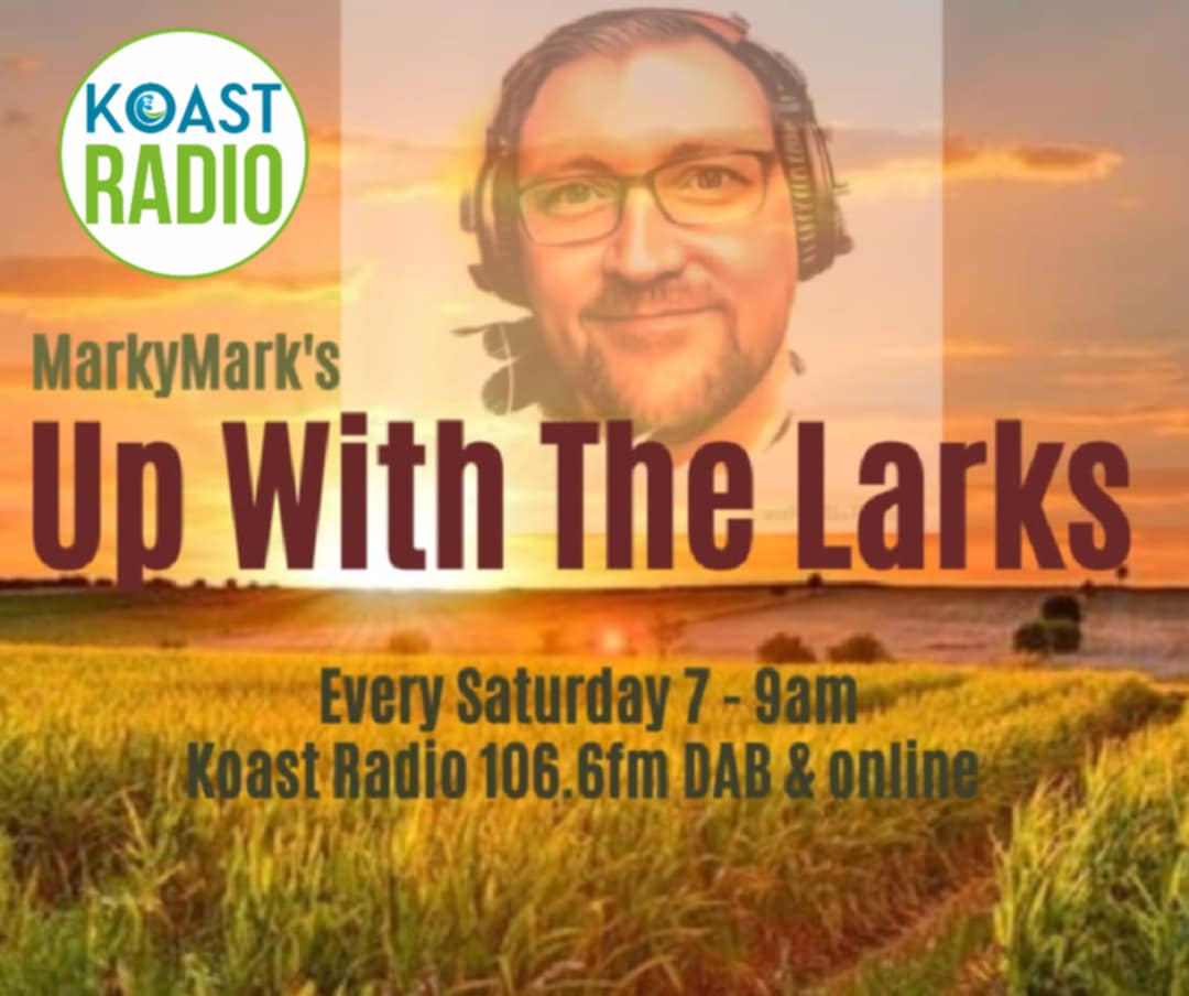 MarkyMark Rowley (@markymarkkoast) on Twitter photo Weekend again?? Well grab an early morning brew & stick <a href="/KoastRadio/">Koast Radio</a> on from 7am Saturday as we get up with the larks! Weekend again?? Well grab an early morning brew & stick <a href="/KoastRadio/">Koast Radio</a> on from 7am Saturday as we get up with the larks!