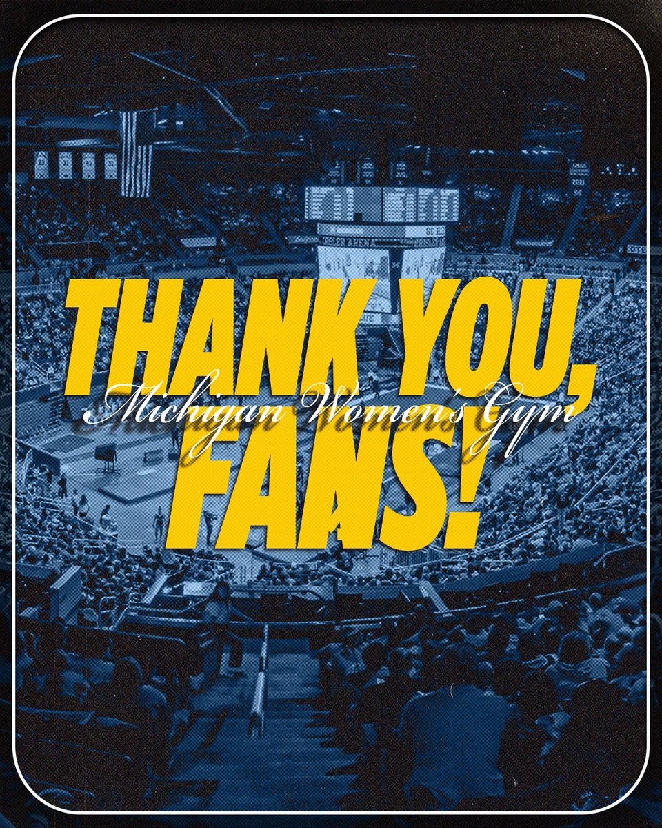 To you Wolverine Nation: THANK YOU!

#GoBlue 〽️