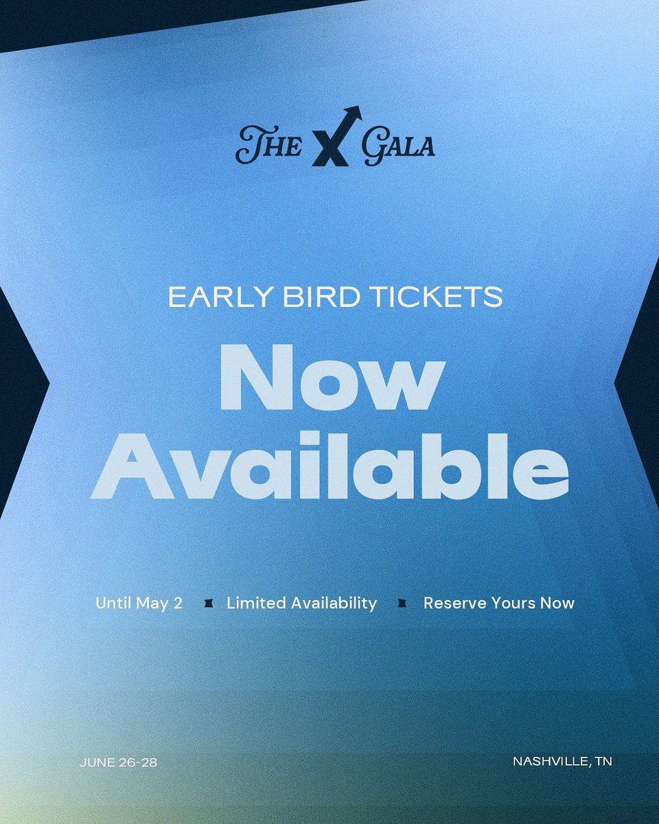 Early bird tickets are now available for the Inaugural X Gala! This isn’t just a celebration—it’s the beginning of something special for HBCU students, alumni, and friends. Be a part of history. Reserve your seat now, while tickets last. zeffy.com/en-US/ticketin…