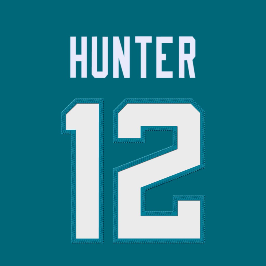 nfl_jersey_num's tweet image. Jacksonville Jaguars WR/DB Travis Hunter (@TravisHunterJr) is wearing number 12. Last assigned to Nick Mullens. #DUUUVAL