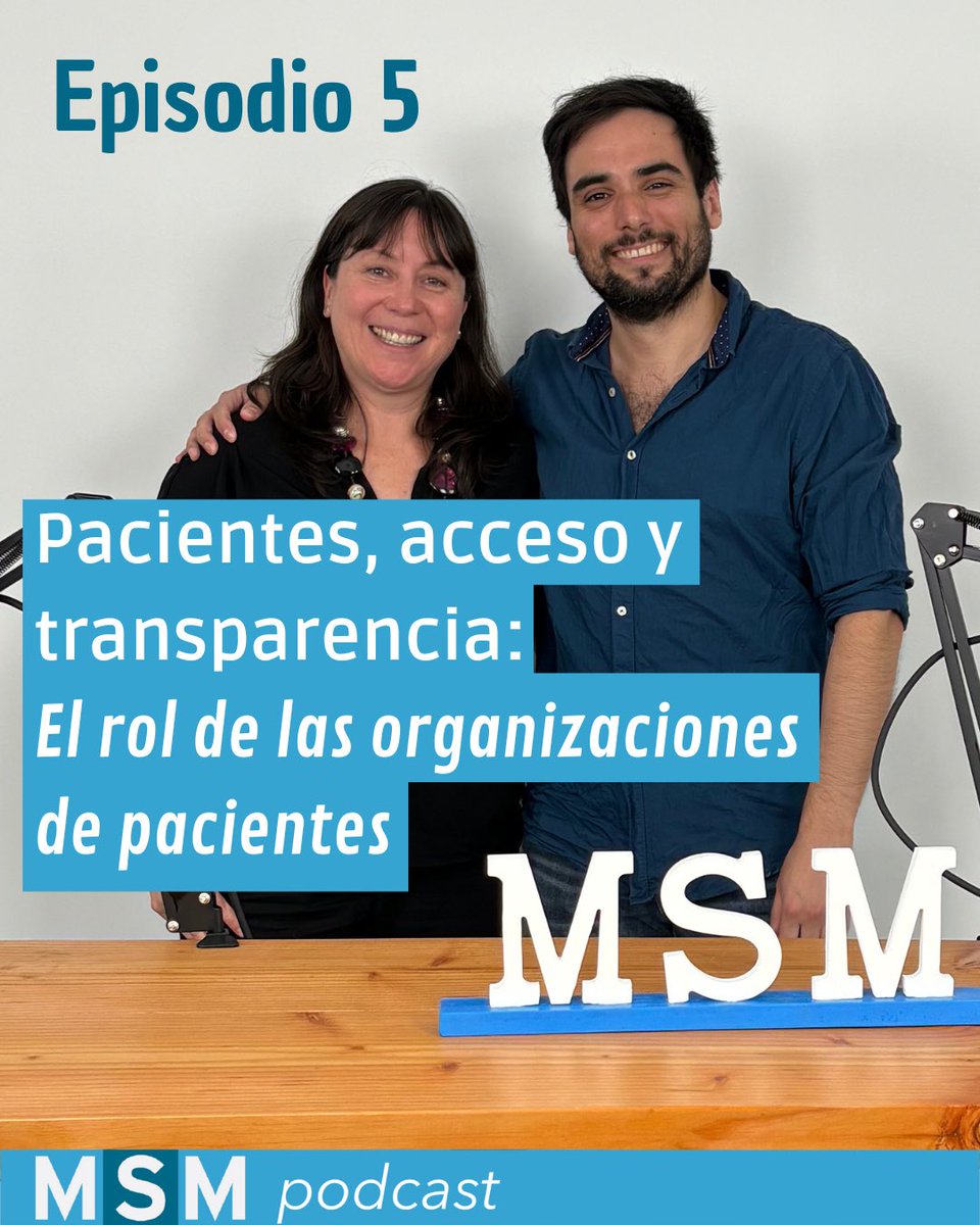 🎧 ¡Ya está arriba el nuevo episodio del #PodcastMédicosSinMarca!

Con Cecilia Rodríguez de Fundación Me Muevo hablamos del rol de las organizaciones de pacientes, acceso a tratamientos y vínculos con la industria 💬

Escúchalo en Spotify y Youtube!