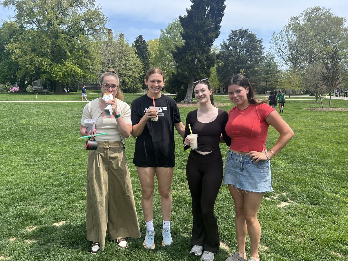 Our sophomores officially declared their majors today! 📚 

Sophie Baker- Economics/Visual Studies 
Lily Zawisny- Political Science 
Audrey Jakway- Chemistry 
Shae Mercer- Political Science 

#hcwbb #wolfpack