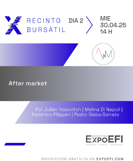 Julián Yosovitch (@julianyosovitch) on Twitter photo El miercoles 30/4 va a haber #Aftermarket en <a href="/ExpoEFI/">Expo EFI</a> en vivo!!!
Tremenda mesa de debate de mercados con @Melina_dinap94 de <a href="/BalanzCapital/">Balanz</a>, <a href="/pei555/">Pedro Siaba Serrate</a> de <a href="/pportfolio/">PPI | Portfolio Personal Inversiones</a> y <a href="/efefilippini/">Federico Filippini</a> de <a href="/AdcapArg/">Adcap Grupo Financiero</a>
No te lo piedas!!! Veni a la expo efi!!!! El miercoles 30/4 va a haber #Aftermarket en <a href="/ExpoEFI/">Expo EFI</a> en vivo!!!
Tremenda mesa de debate de mercados con @Melina_dinap94 de <a href="/BalanzCapital/">Balanz</a>, <a href="/pei555/">Pedro Siaba Serrate</a> de <a href="/pportfolio/">PPI | Portfolio Personal Inversiones</a> y <a href="/efefilippini/">Federico Filippini</a> de <a href="/AdcapArg/">Adcap Grupo Financiero</a>
No te lo piedas!!! Veni a la expo efi!!!!