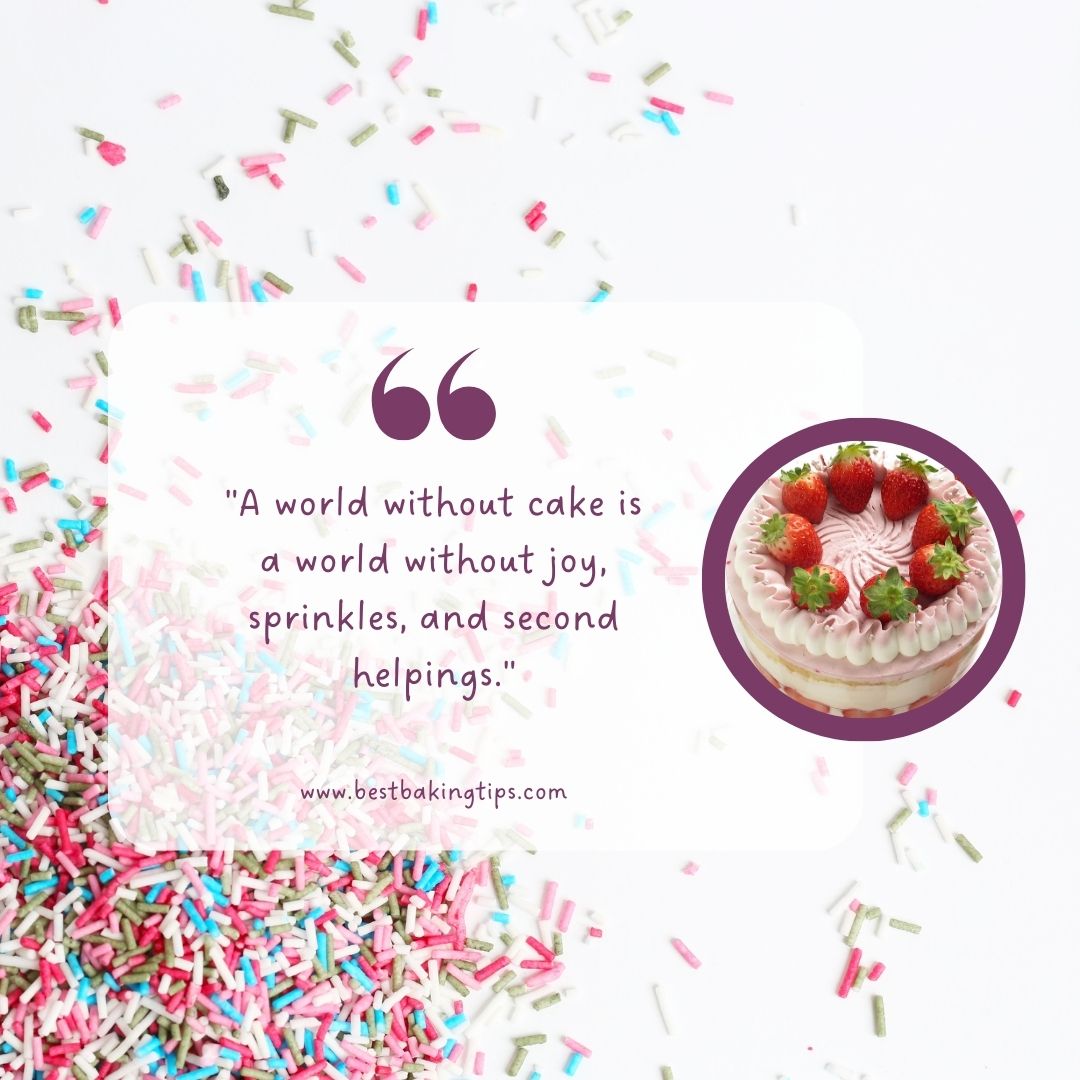 bestbakingtips's tweet image. A world without cake is a world without joy, sprinkles, and second helpings — let’s celebrate with every bite! 🎂✨🍩

#CakeIsLife #SweetJoy #BakingHappiness #SprinkleTheLove #DessertGoals