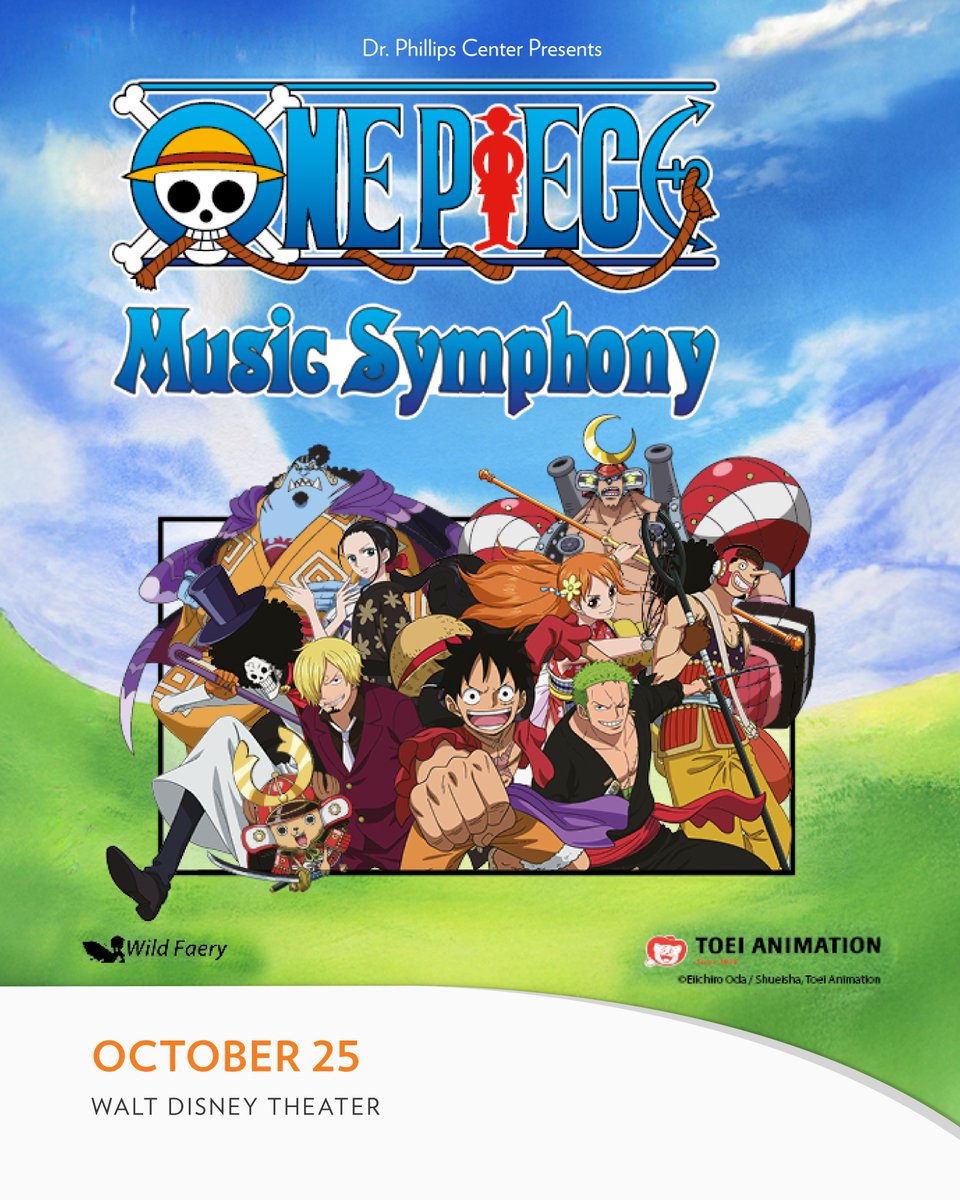 ONE PIECE, the world’s most popular manga, is taking over Walt Disney Theater on October 25 as a live orchestra brings the score to life.

Tickets available now: bit.ly/4jo1AIl