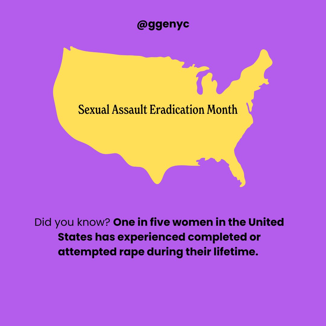 Girls for Gender Equity (GGE) (@ggenyc) on Twitter photo 💡 Did you know? One in five women in the United States has experienced completed or attempted rape during their lifetime. 
Sexual violence impacts people of all genders, ages, and backgrounds. But prevention is possible through awareness, support systems, and education. 💡 Did you know? One in five women in the United States has experienced completed or attempted rape during their lifetime. 
Sexual violence impacts people of all genders, ages, and backgrounds. But prevention is possible through awareness, support systems, and education.