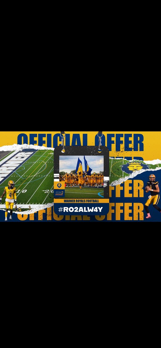 Adarian dotson (@adarian77) on Twitter photo After a great conversation with <a href="/coachJWoods60/">Josh Woods</a> I’m blessed to receive an offer from <a href="/WarnerUFootball/">Warner Football</a>.<a href="/Coach_Hallock/">Logan Hallock</a>,<a href="/CoachAhlstedt/">Matt Ahlstedt</a>,<a href="/AstronautFB/">Astronaut Football</a>,<a href="/larryblustein/">Blustein Recruiting</a>,<a href="/Rivals/">Rivals</a>,<a href="/RivalsFriedman/">Adam Friedman</a>,<a href="/JohnGarcia_Jr/">John Garcia, Jr.</a>. After a great conversation with <a href="/coachJWoods60/">Josh Woods</a> I’m blessed to receive an offer from <a href="/WarnerUFootball/">Warner Football</a>.<a href="/Coach_Hallock/">Logan Hallock</a>,<a href="/CoachAhlstedt/">Matt Ahlstedt</a>,<a href="/AstronautFB/">Astronaut Football</a>,<a href="/larryblustein/">Blustein Recruiting</a>,<a href="/Rivals/">Rivals</a>,<a href="/RivalsFriedman/">Adam Friedman</a>,<a href="/JohnGarcia_Jr/">John Garcia, Jr.</a>.
