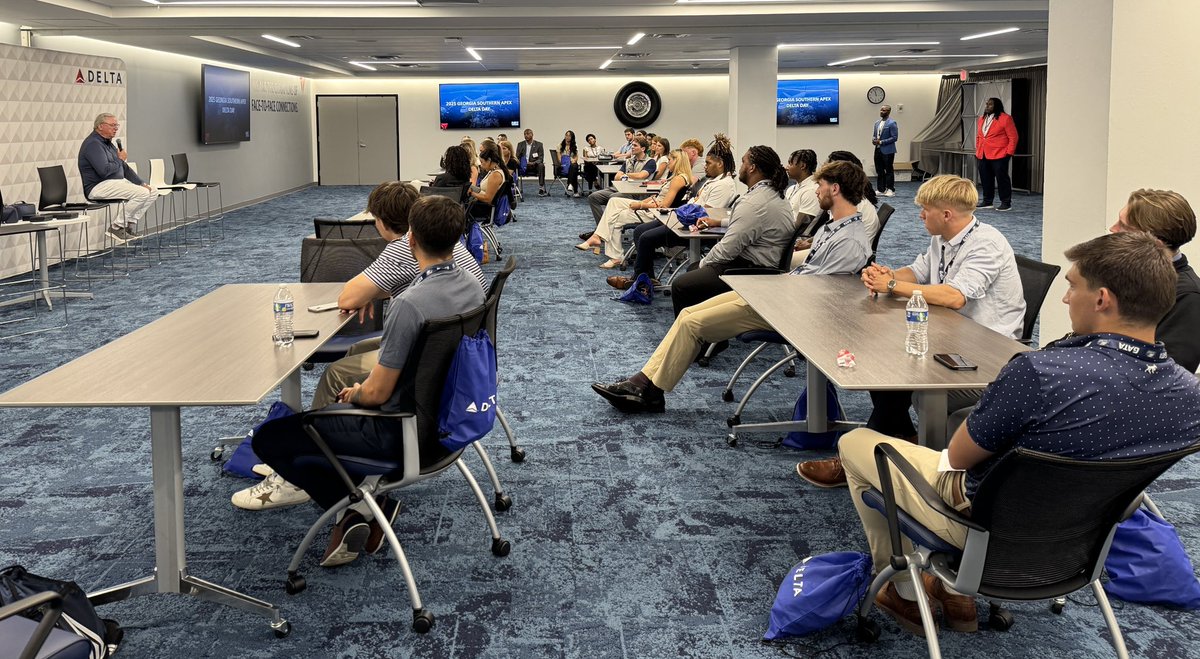 GSAthleticsAPEX's tweet image. Atlanta Career Tour 

Day 2

Session 4

Delta📍

Networking 
Corporate Tour
Q and A session
