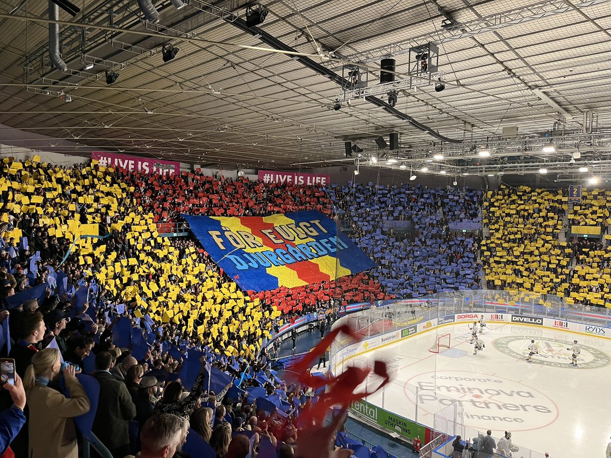 hockeyeken's tweet image. Tifotajm! Det här gör de bra.