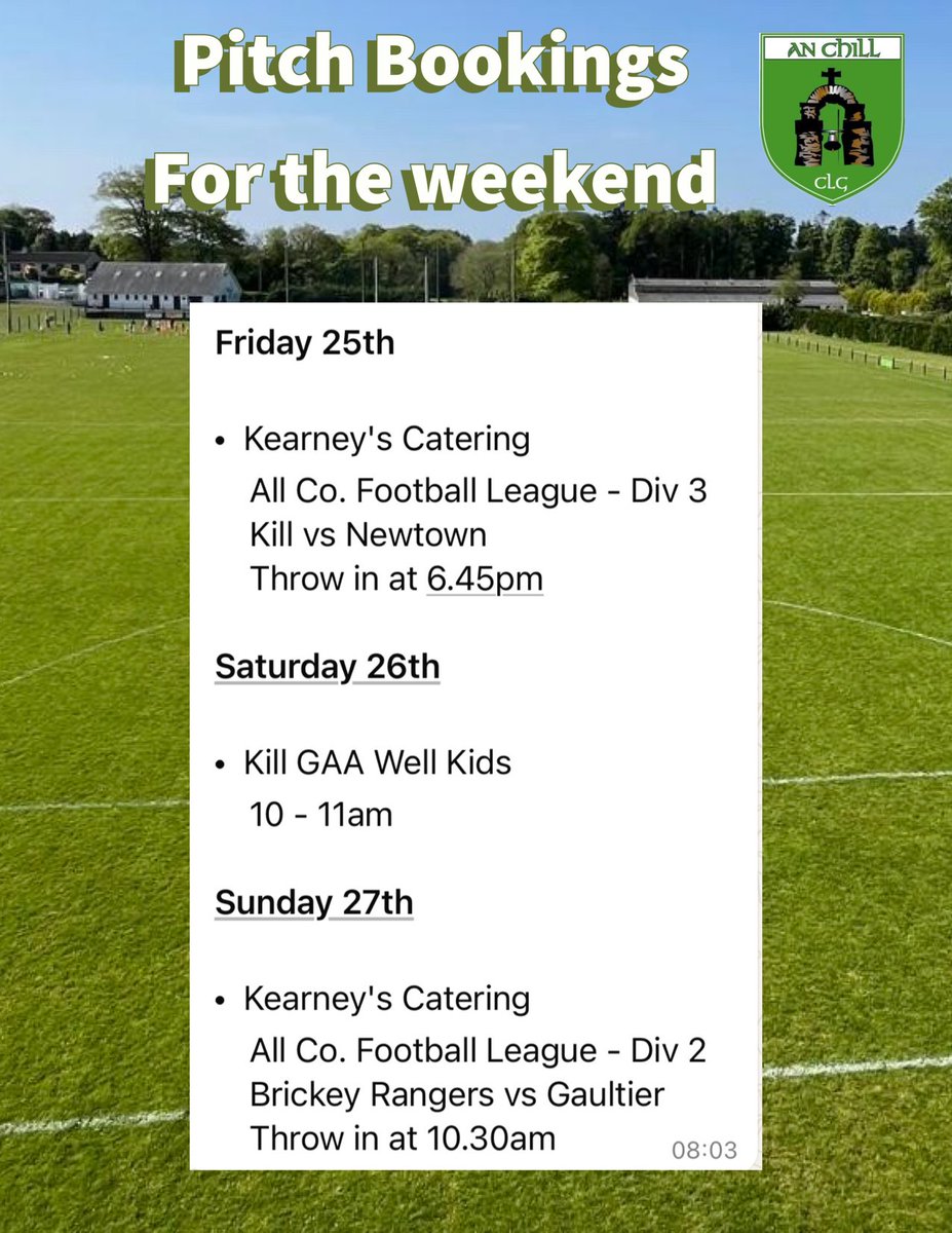KILL GAA Club Waterford 2024 (@kill2024) on Twitter photo 