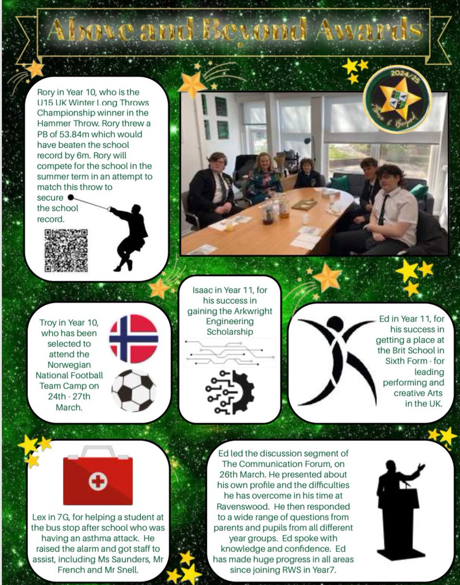 rw_school's tweet image. The latest edition of RWS news is available. Click the link below to find out about the Above and Beyond awards and success in the national Design Ventura competition. 

🖤💚

#LearnLeadExcel
#WeAreBlackandGreen

ravenswood.bromley.sch.uk/assets/RWS-New…