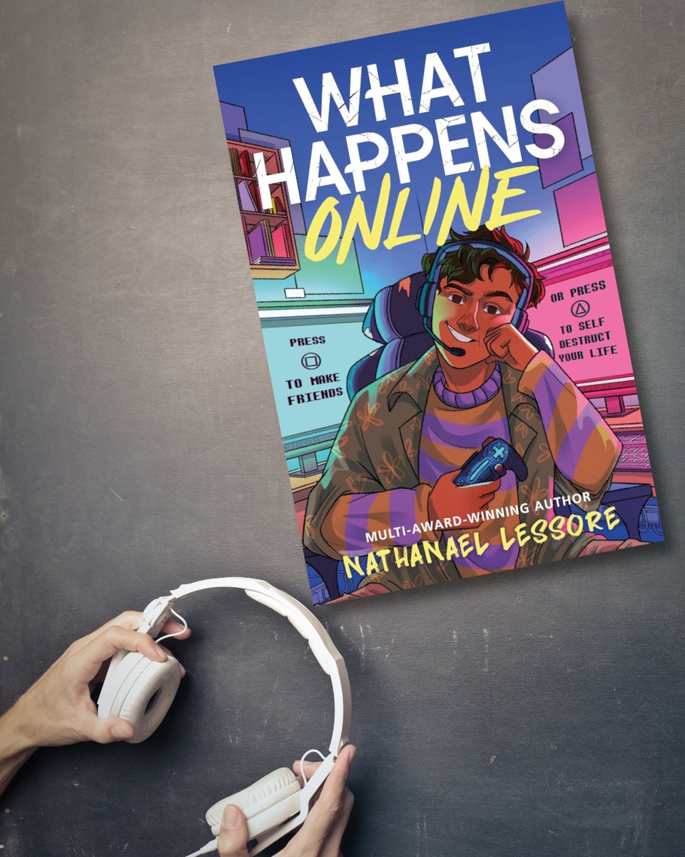 "Another rib-splitting triumph for young teens; full of the awkwardness, pain and hopeful optimism of adolescence." Amy McKay, Expert Reviewer

What Happens Online (11+/13+) by <a href="/NateLessore/">Nathanael Lessore</a>, <a href="/HotKeyBooks/">Hot Key Books ✨📚</a>

Read an extract and order:
l8r.it/oxFK