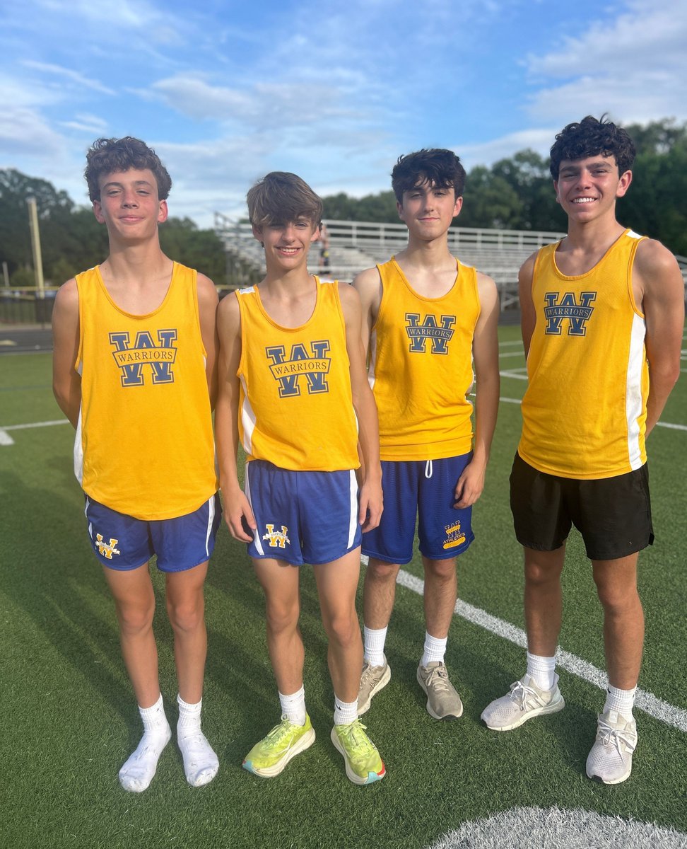 Congrats to Carolyn Scott for setting a new Woodland record in shot put, and to both the girls' and boys' 4x800 relay teams for also breaking the school record. The girls brought home 4th place overall and the boys took 1st! Way to go, Warriors! #wpsmemphis