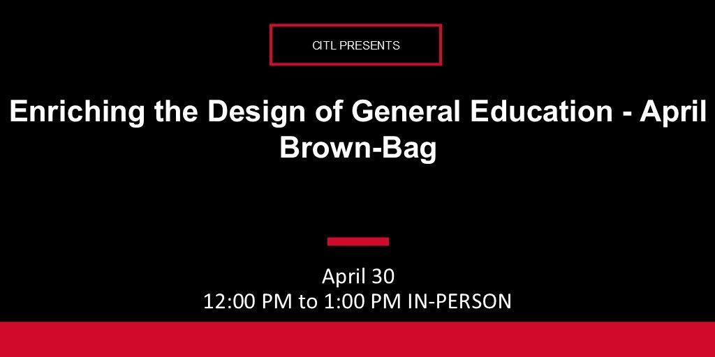 Join us in person April 30 as University Libraries and CITL facilitate a conversation about the impact of adopting low- and no-cost course materials and the support and opportunities for finding, adapting, or creating open education resources. Register at citl.niu.edu/42Bm9ep