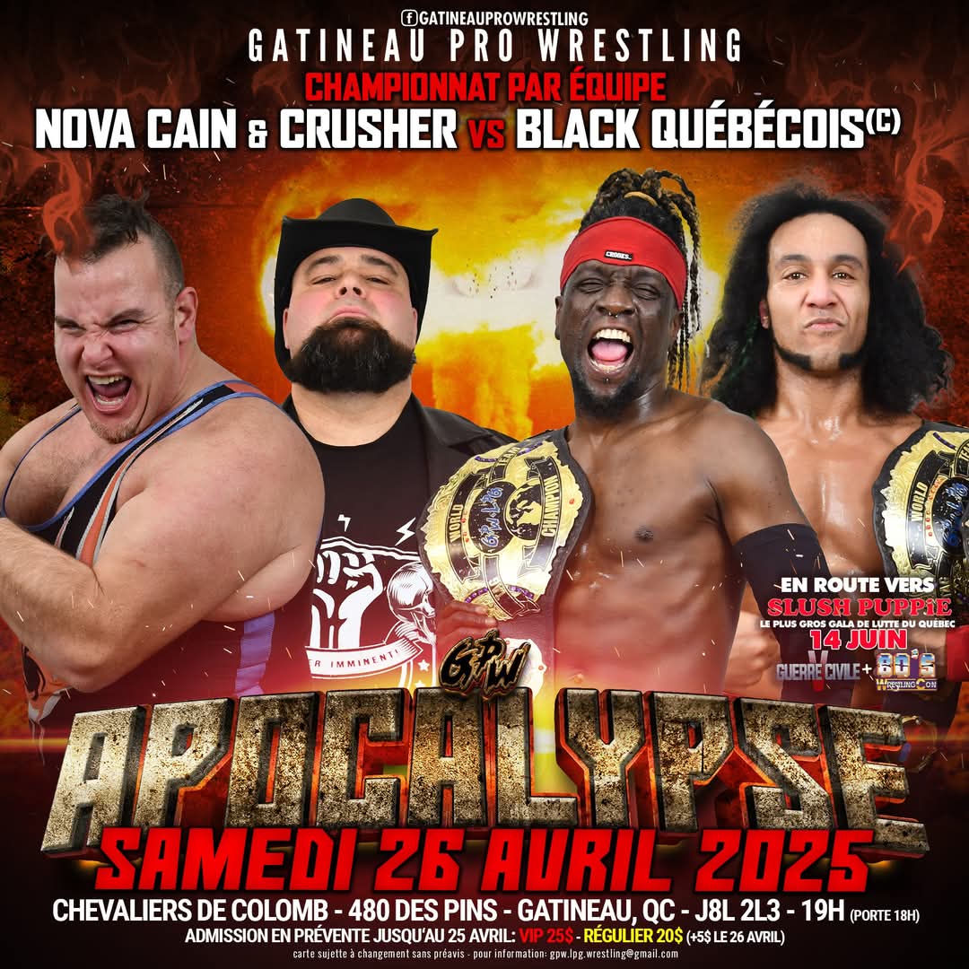 Jeremy Prophet (@jeremyprophet) on Twitter photo This Saturday at GPW in Gatineau, Quebec, <a href="/franchiseqc/">DADDY Braddy</a> and I continue our legacy as the greatest Tag Team Champions in company history. 💪🏾🔥⚜️ This Saturday at GPW in Gatineau, Quebec, <a href="/franchiseqc/">DADDY Braddy</a> and I continue our legacy as the greatest Tag Team Champions in company history. 💪🏾🔥⚜️