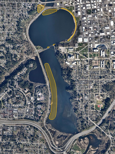 🤔 What’s happening at Capitol Lake? We’re collecting soil &amp; sediment samples to prep for the Deschutes Estuary restoration. Work will take ~2 months.
✅ Watch for field crews, drill rigs, detours, &amp; signs w/ project info.
👩‍💻 Learn more: loom.ly/NwaCx0A #CapitolCampus